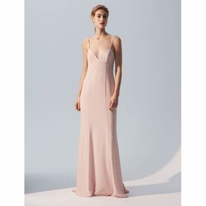 Amsale Blair Bridesmaid Dress in Blush